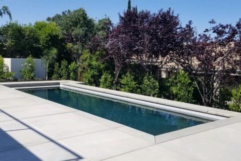 brand new construction pool in back yard